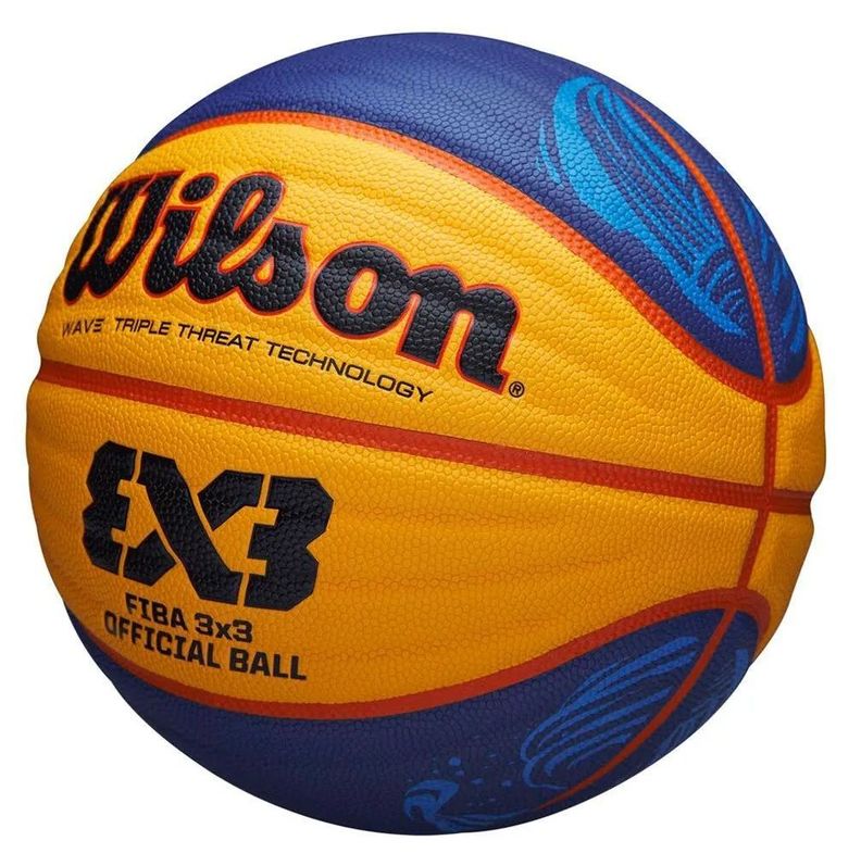 Balon Basketball Basquetbol Wilson Fiba 3x3 Oficial Cuero Pu-1
