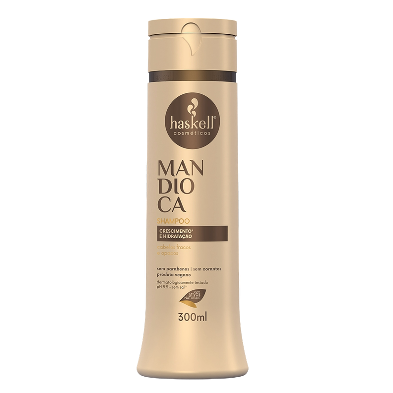 Shampoo hidratante Mandioca 300 ml Haskell-0