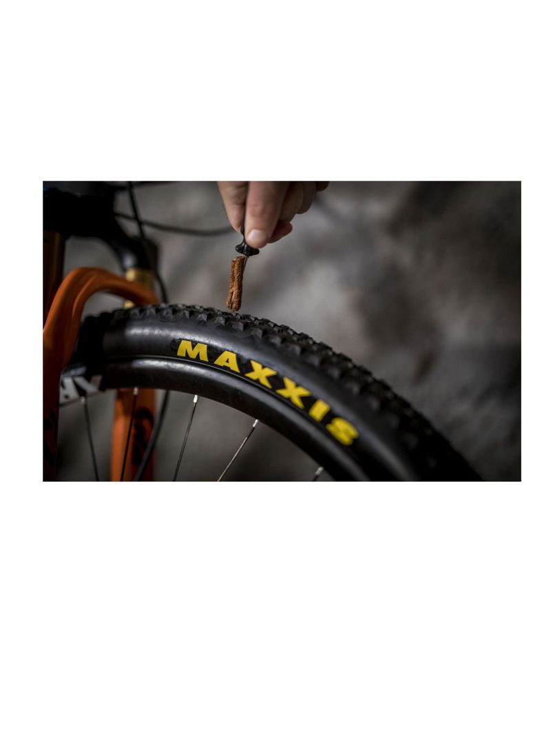 Kit 5 Mechas Gruesas 6mm Reparación De Neumáticos Tubeless-3