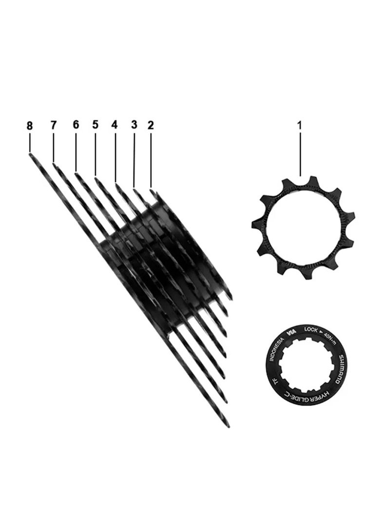 Cassette Piñón Shimano Altus Cs-hg31 8v 11-32t Hg Mtb-1