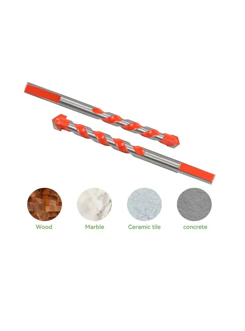 Broca Hss De Carburo Acero Azulejos Cerámica Vidrio Concreto 12MM-7