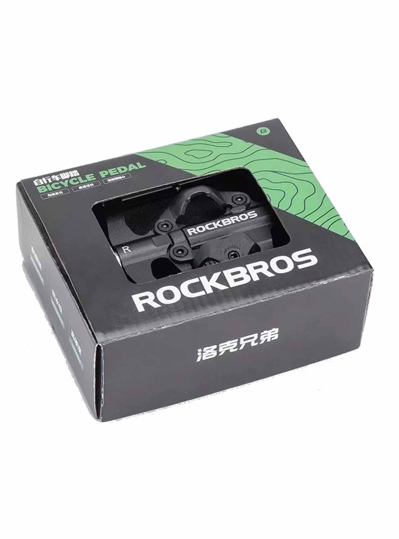 Pedales Mixtos Rockbros Plataforma / Fijación. Mtb Bicicleta-5