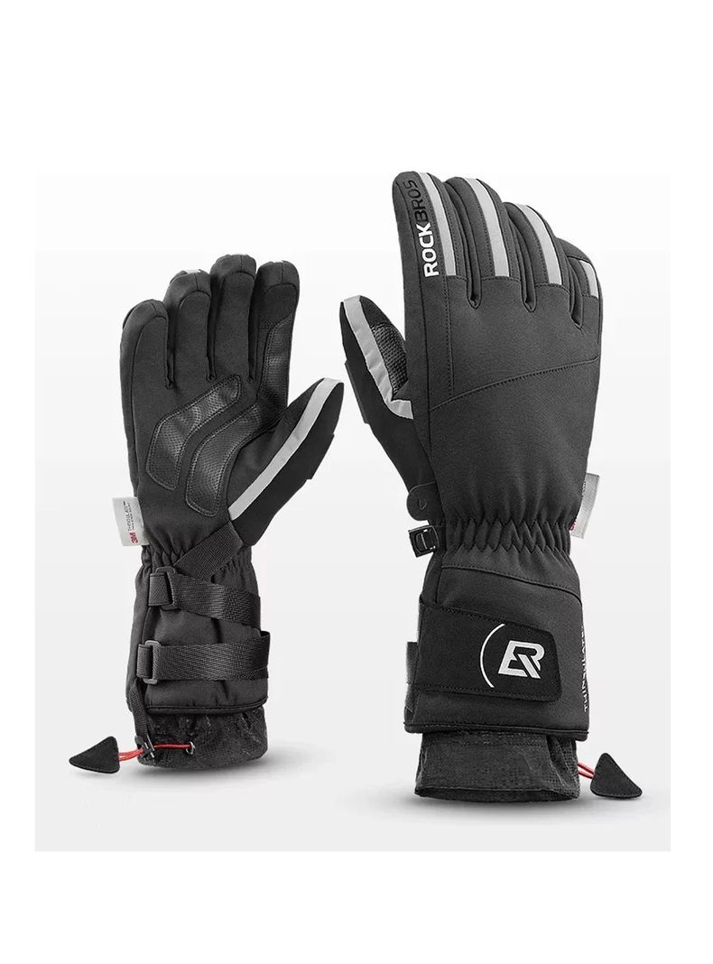 Guantes Invierno Frio Nieve Térmicos Impermeables Rockbros-0