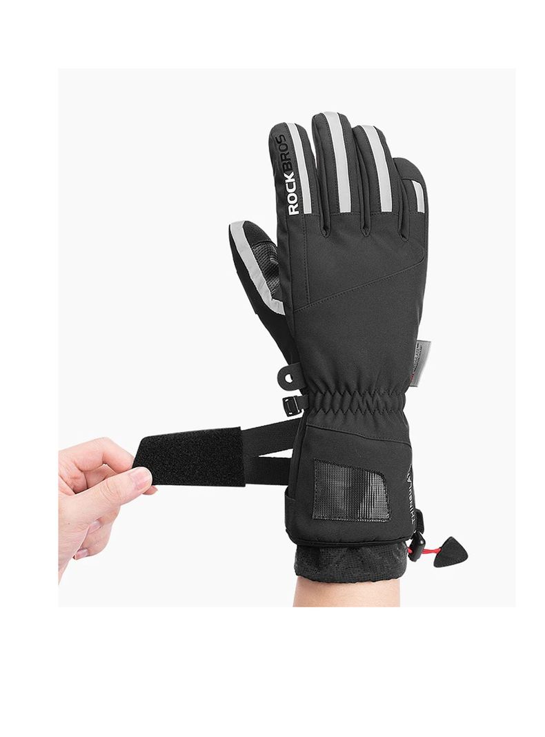 Guantes Invierno Frio Nieve Térmicos Impermeables Rockbros-3