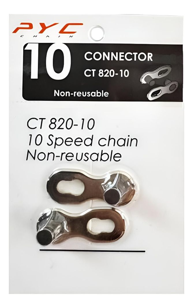 Eslabon Rapido Pyc Missing Link 10v Cadenas Shimano Sram Plateado