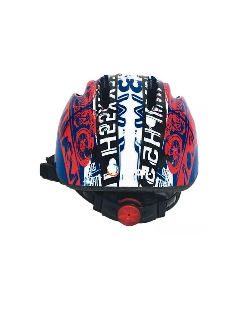 Set Protecciones Niño Hook, Casco Rodillera Codera Muñequera Color Azul-1