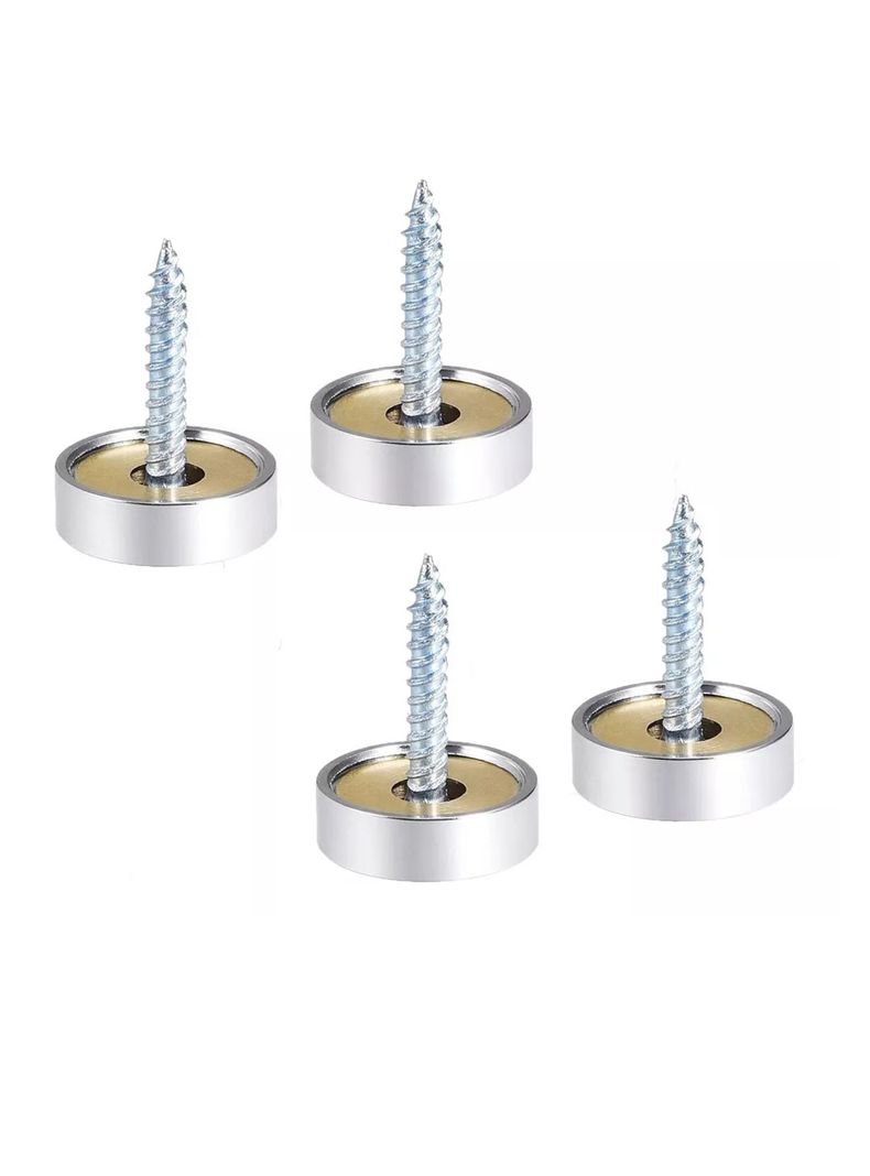Set 4 Tornillos Con Tapa Instalación Espejos Decorativos-1