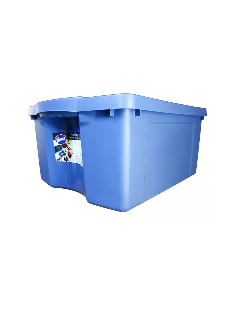 Caja Organizadora 55lts Wenco Plastico 60x48x27cm Apilable-0