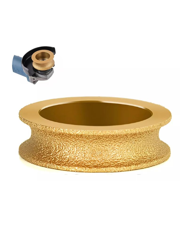 Disco Diamantado Borde Circular Esmeril Granito Marmol-0