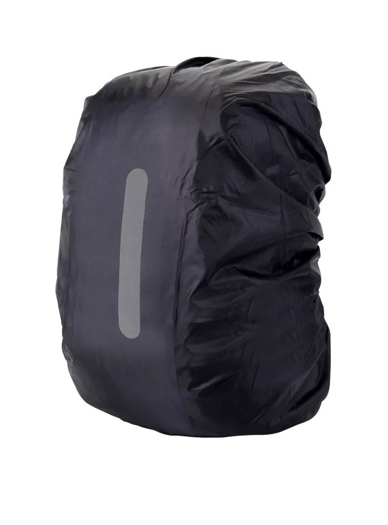 Funda Cubre Mochila Impermeable Reflectante 30-40 Litros-0