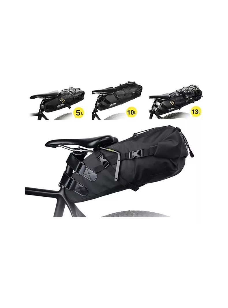 Soporte Estabilizador Trasero Sillín Bolso Bicicleta Ruta-2