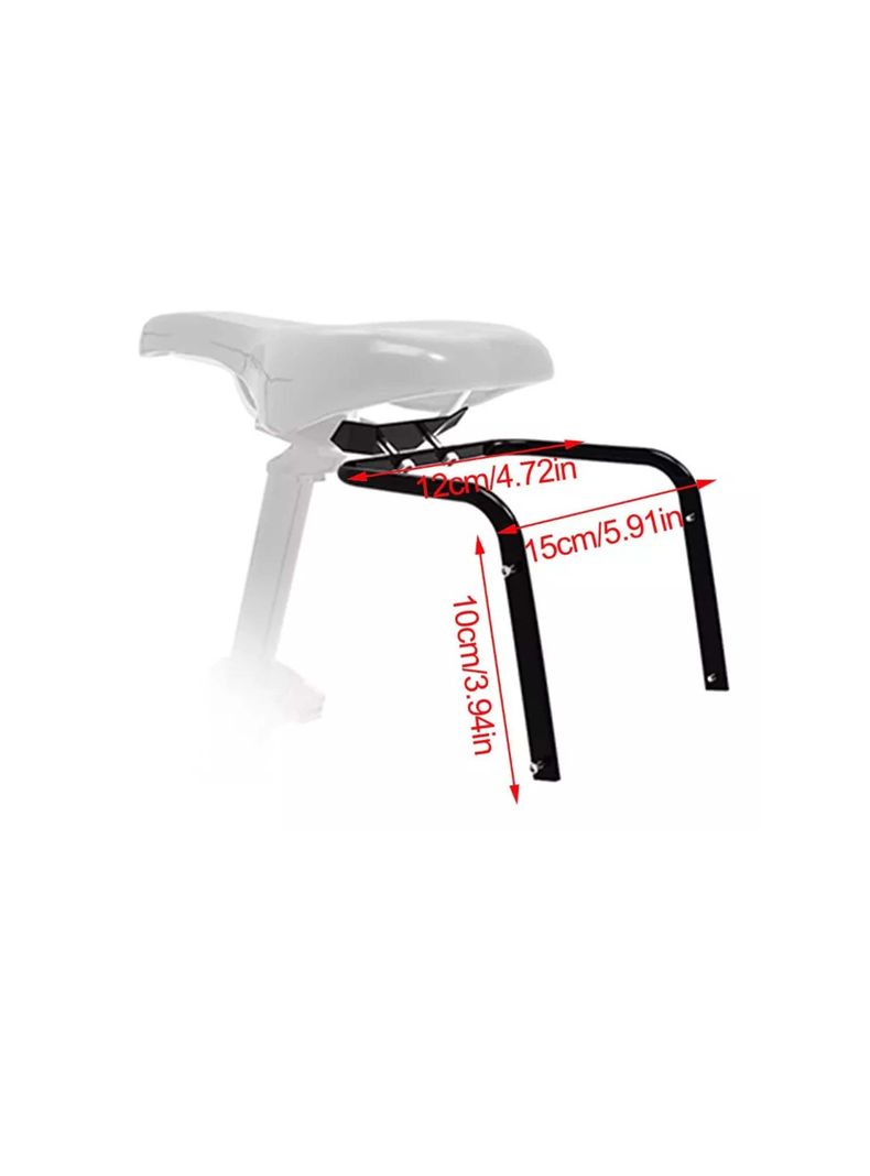 Soporte Estabilizador Trasero Sillín Bolso Bicicleta Ruta-4