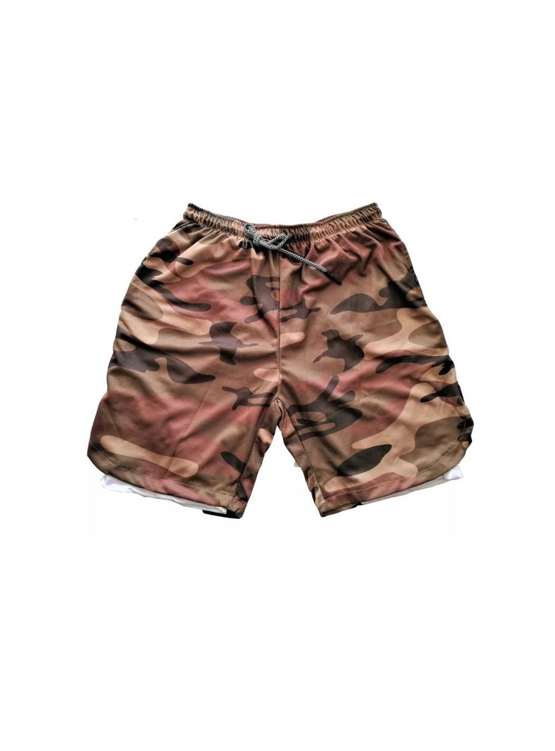 Short Gimnasio Hombre Con Calza Y Bolsillo Para Celular-1