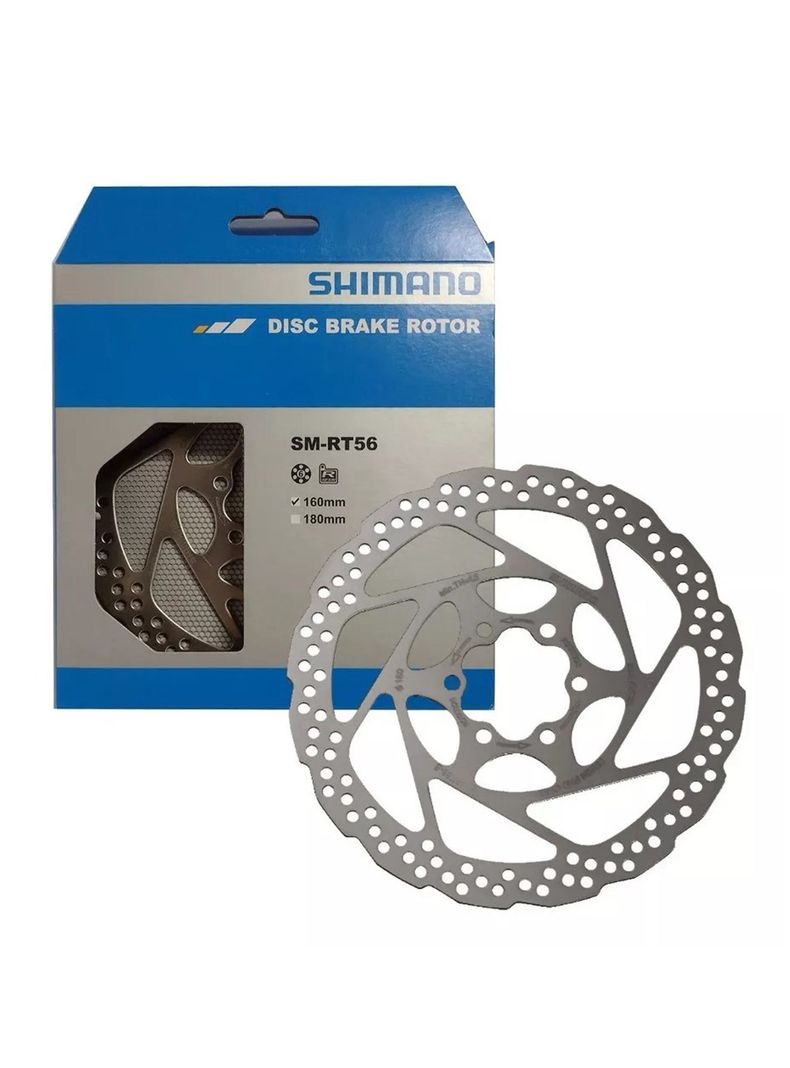 Disco Freno Shimano 160 Mm Pernos Sm-rt56 Deore M6000 Rotor-0