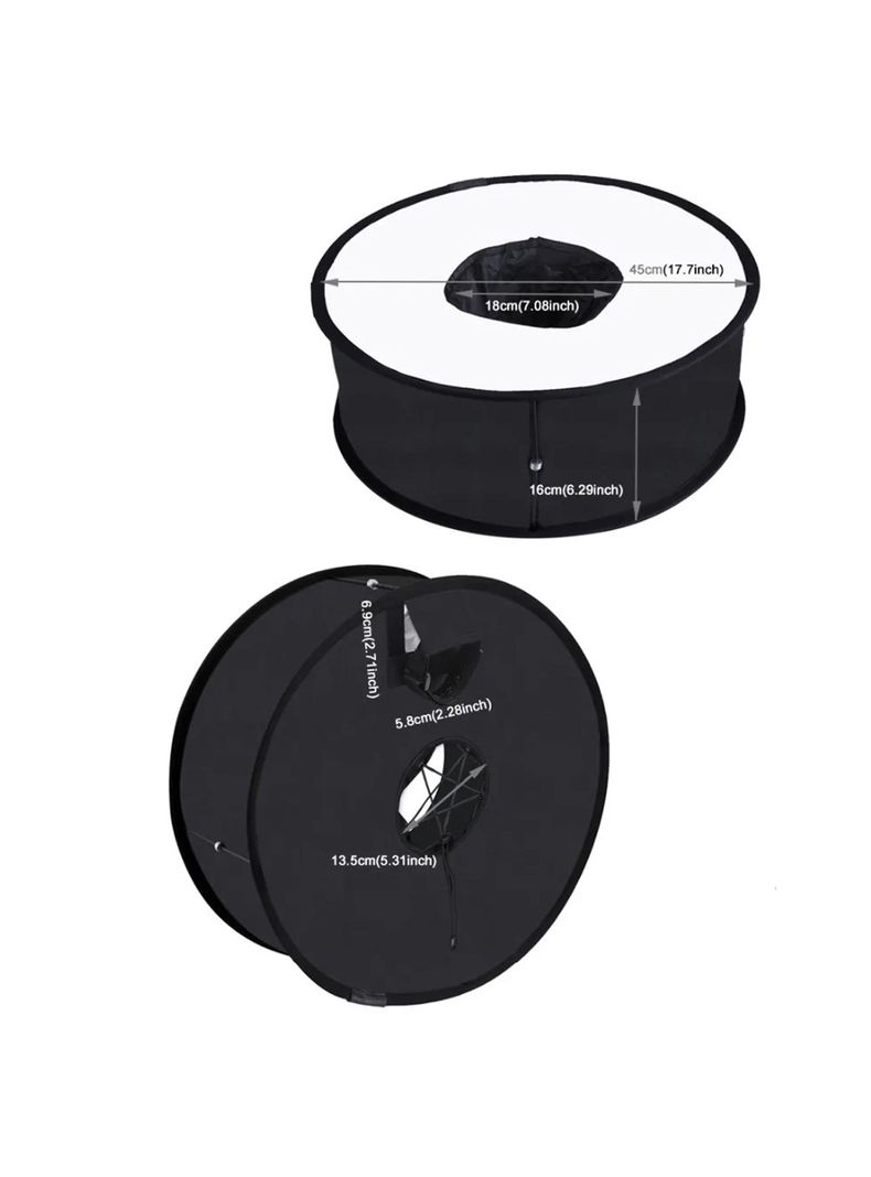 Softbox Anillo Difusor Luz Cámara Plegable Fotografia 45cm-2
