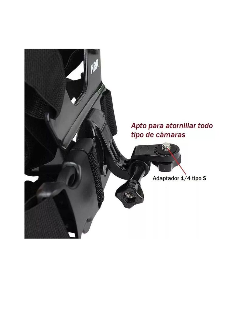 Arnes De Pecho 2 En 1 Para Gopro Y Celular, Cámara De Acción-3