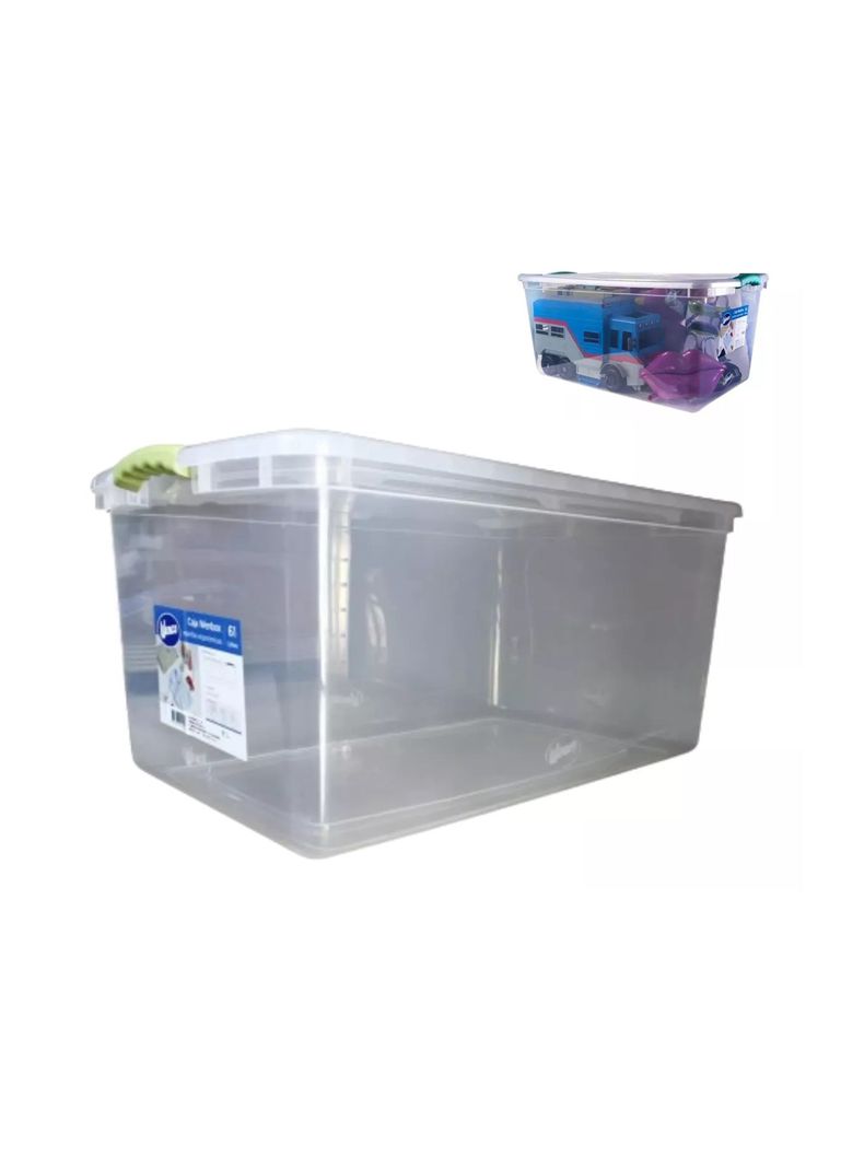 Caja Organizadora Multiuso 61 Litros Wenco 66x41x31 Cm-0