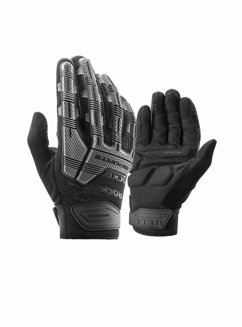 Guantes Con Protección Rockbros Moto Bicicleta Enduro Dh-0