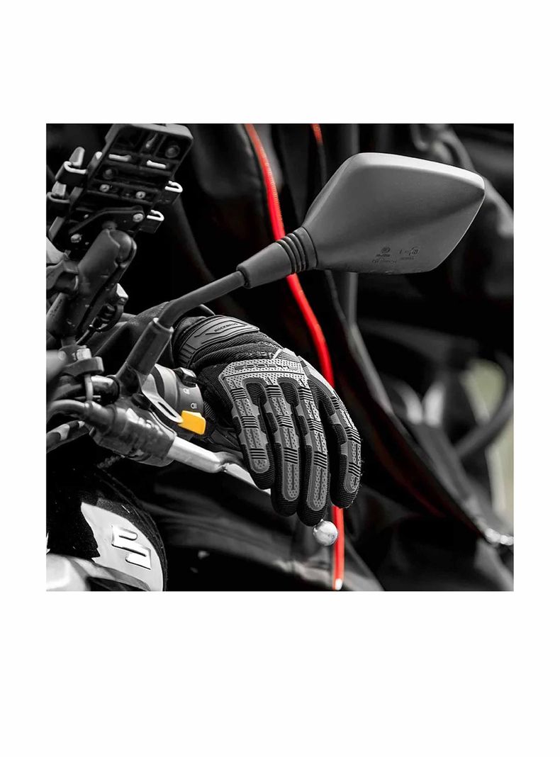 Guantes Con Protección Rockbros Moto Bicicleta Enduro Dh-7