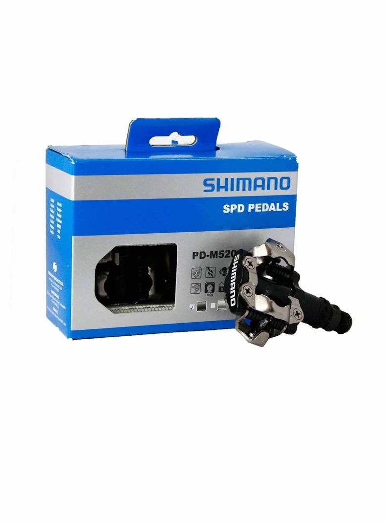Pedales + Calas, Shimano M520 Deore Spd Mtb-2