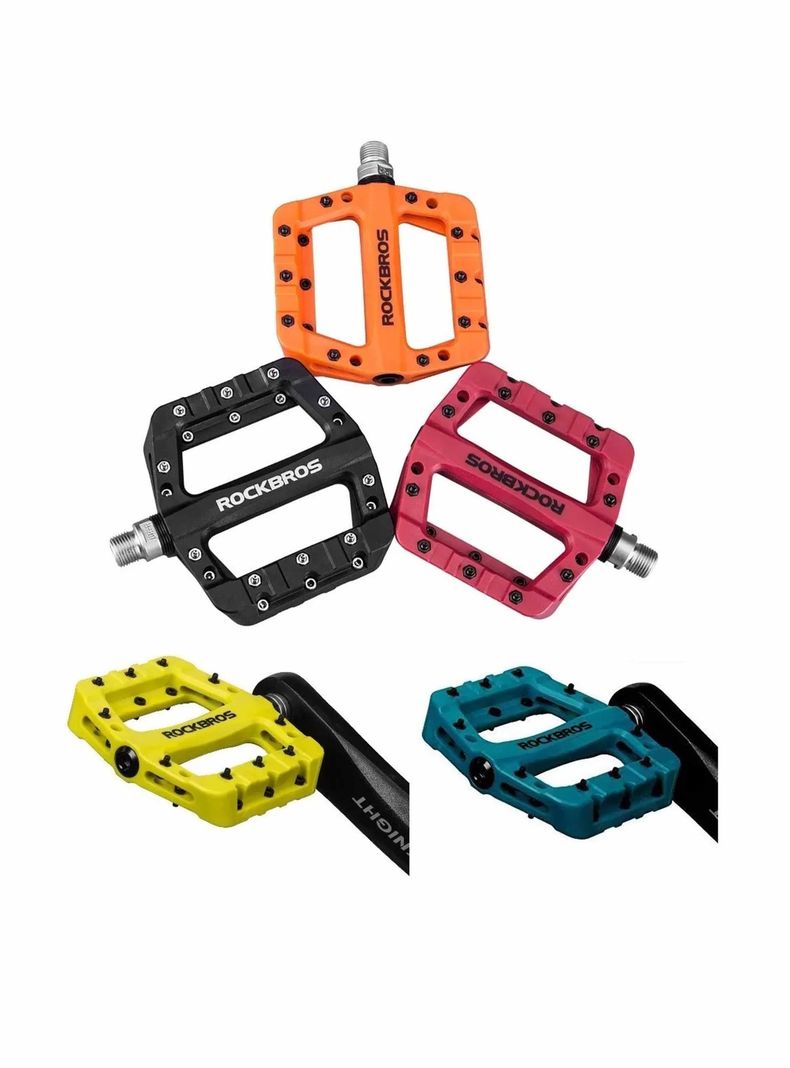 Pedales Rockbros Plataforma, Bicicleta Mtb Bmx Urbana Pines-5