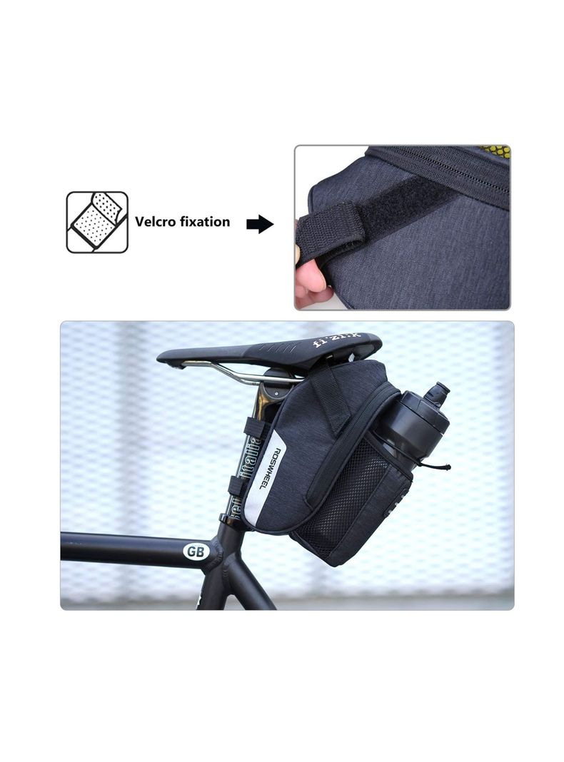 Bolso Trasero 2lt Sillín Impermeable Bicicleta Porta Botella-2