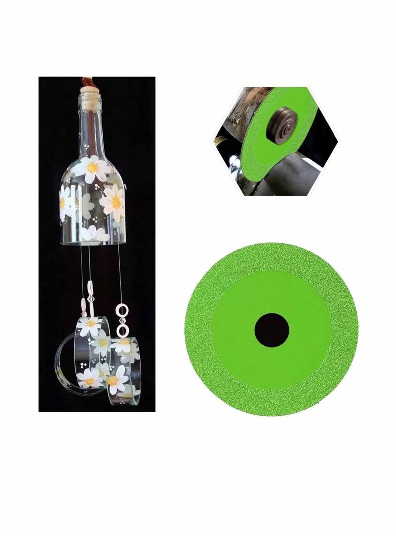 Disco De Diamante Corte Vidrio Para Esmeril Estándar Chile-5