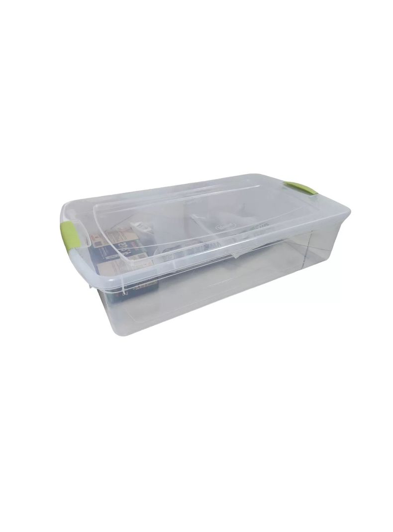Caja Organizadora 32lts Wenco Plástico 67x40x16cm Bajo Cama-0