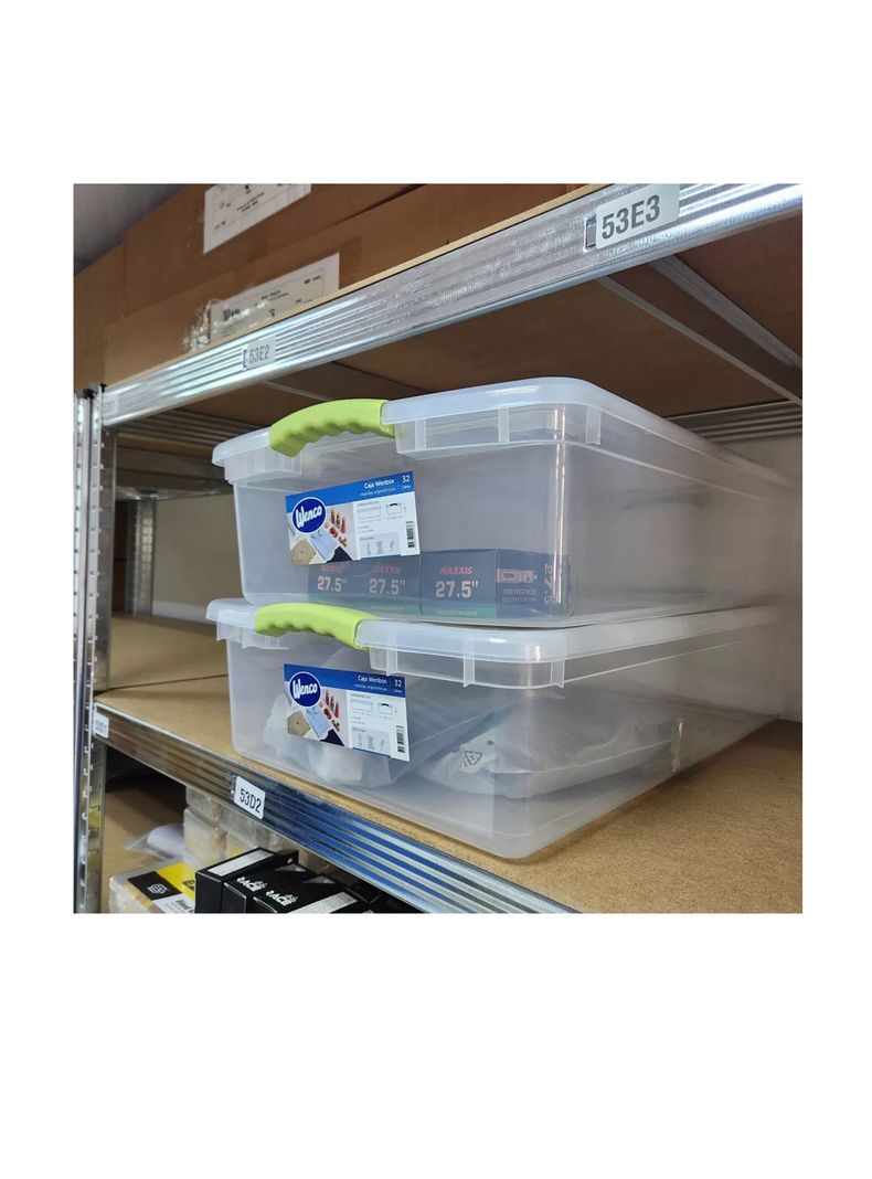 Caja Organizadora 32lts Wenco Plástico 67x40x16cm Bajo Cama-3
