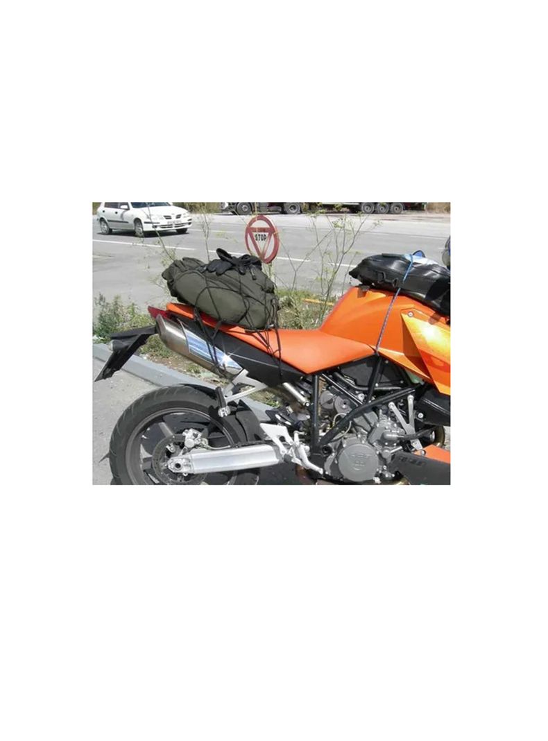 Pulpo Red Malla Elástica Moto Bicicleta Casco Equipaje-3