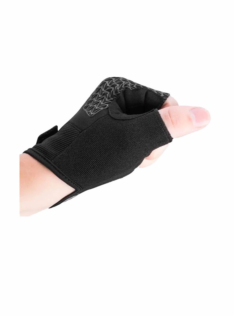 Guantes Con Gel Rockbros, Mtb Ruta Sin Dedos Bicicleta-4