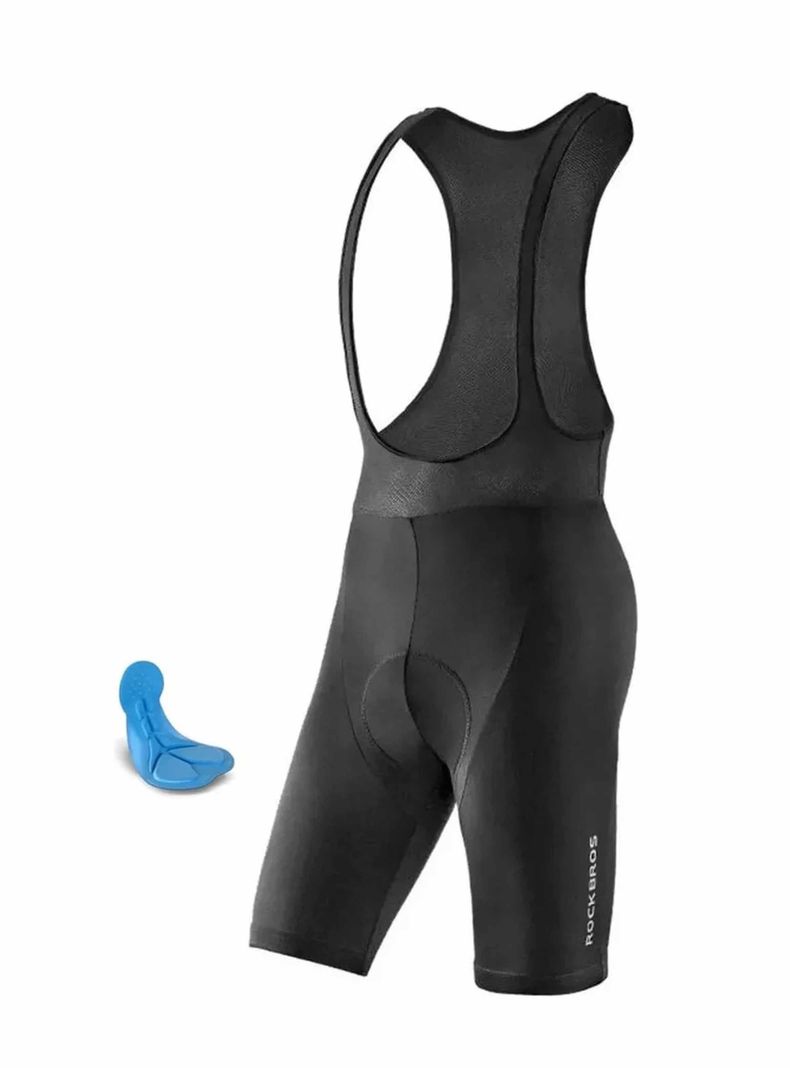 Calza De Ciclismo Rockbros Acolchada Con Tirantes, Bicicleta-0