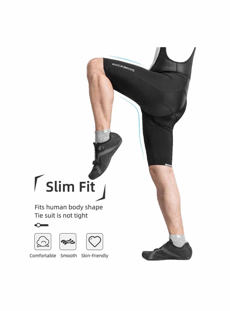 Calza De Ciclismo Rockbros Acolchada Con Tirantes, Bicicleta-1