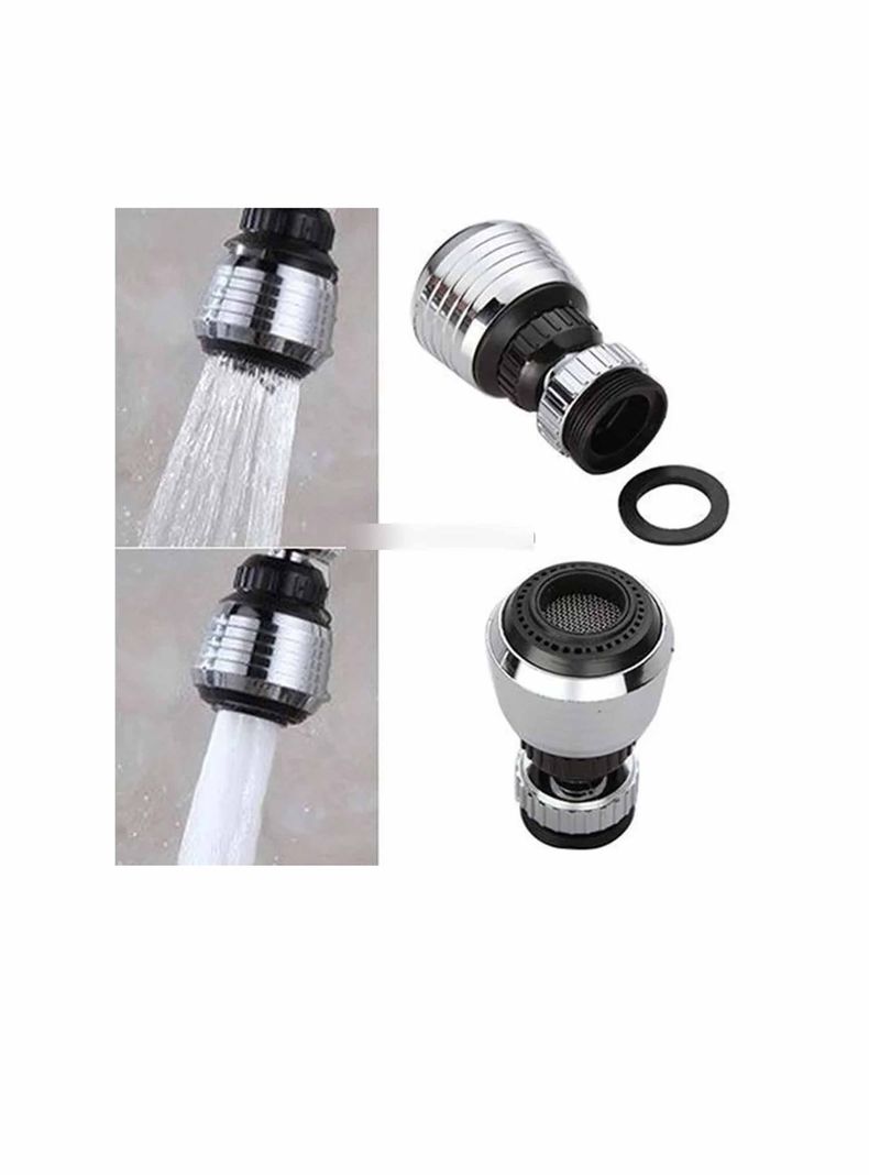 Boquilla Giratoria De Acero Inoxidable Llave Lavaplatos Baño-4