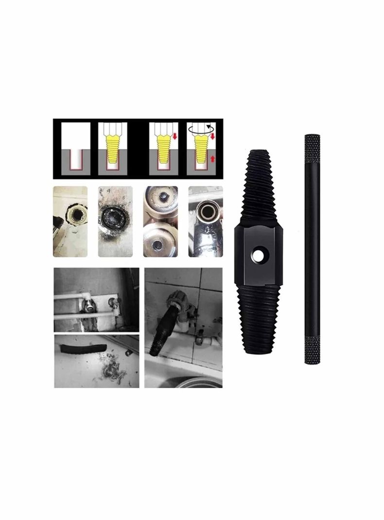 Extractor De Tornillos Pernos Rodados Doble 1/2 - 3/4-1