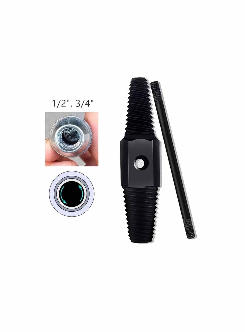 Extractor De Tornillos Pernos Rodados Doble 1/2 - 3/4-3
