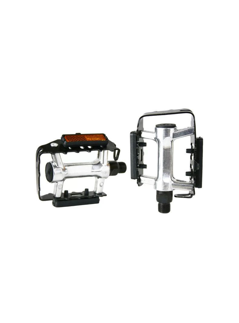 Par Pedales Bicicleta Universal Aluminio C/ Reflectante Mtb-2