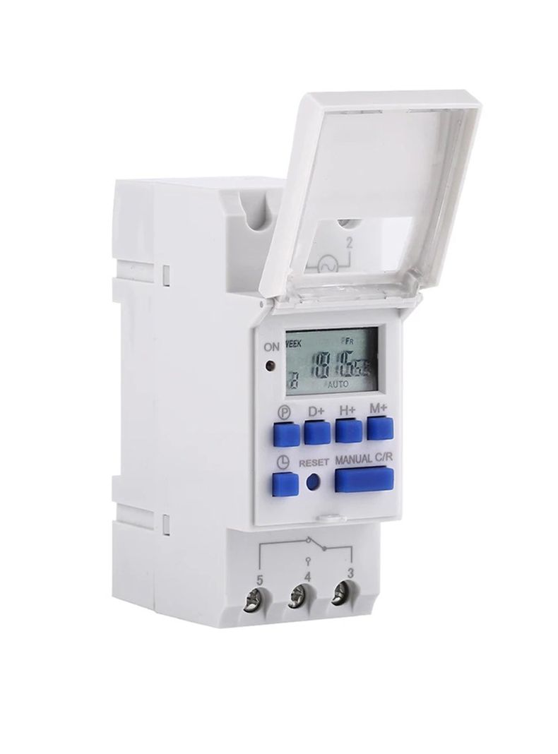 Timer Din Automático Programable Digital Temporizador 220v-0