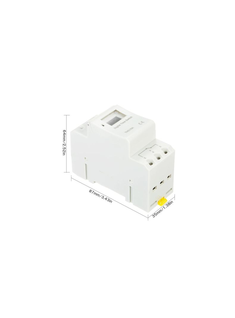 Timer Din Automático Programable Digital Temporizador 220v-3