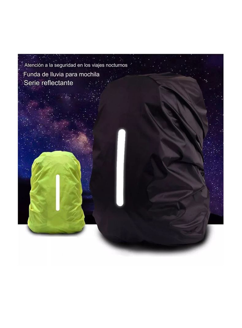 Funda Cubre Mochila Impermeable Reflectante 8-17 Litros-1