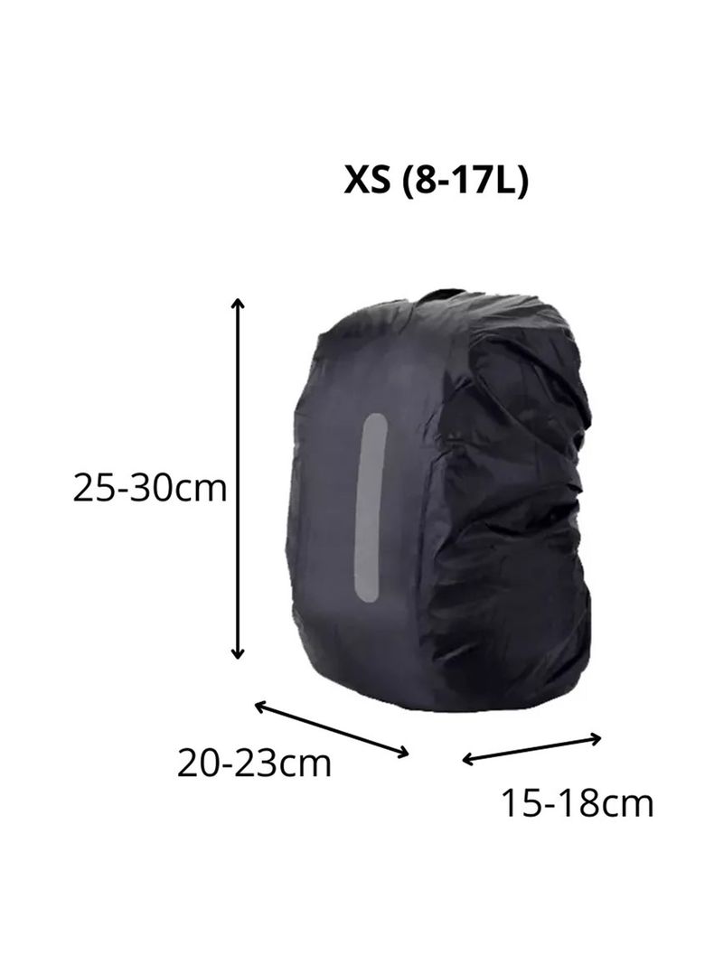 Funda Cubre Mochila Impermeable Reflectante 8-17 Litros-2