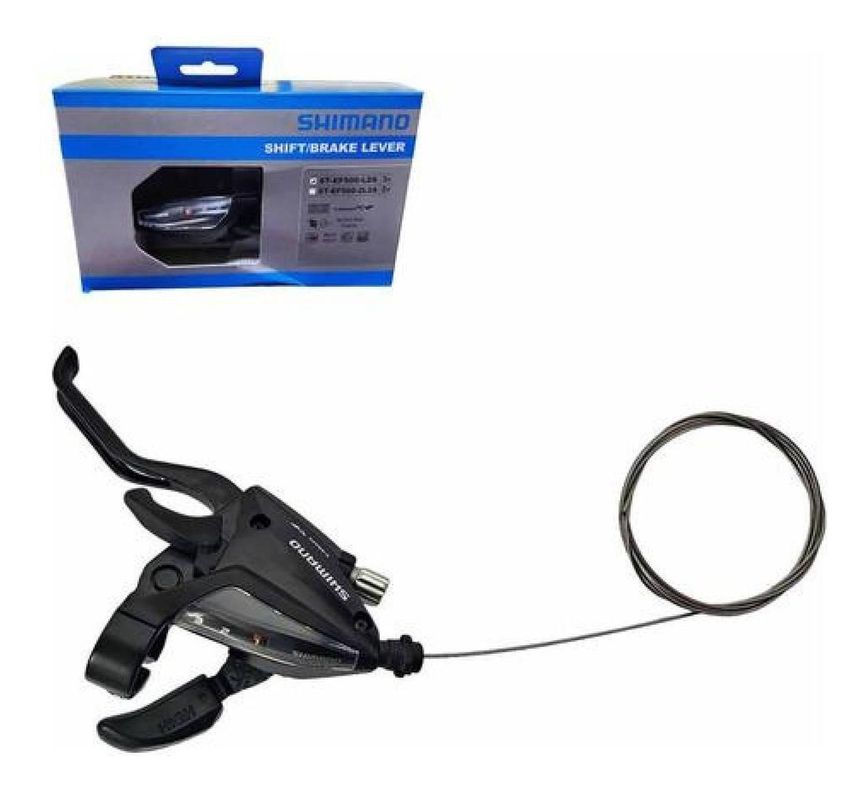 Manilla Cambio Shifter Freno Shimano 3v Acera St-ef500-l2a Negro