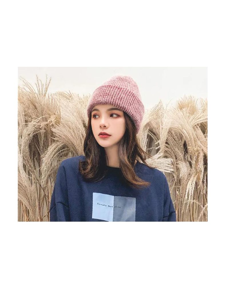 Gorro De Lana Estilo Casual Unisex - Invierno Y Frío-1