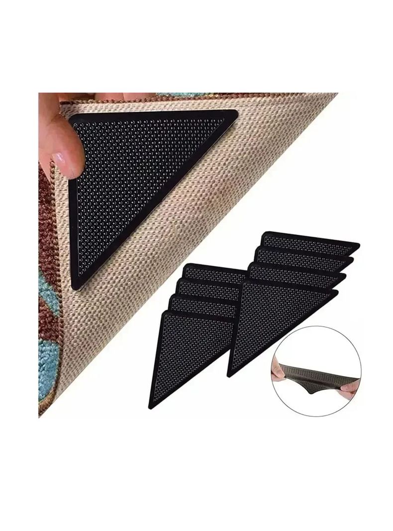 Sujetadores Antideslizantes Alfombra Reutilizables 4pcs-0