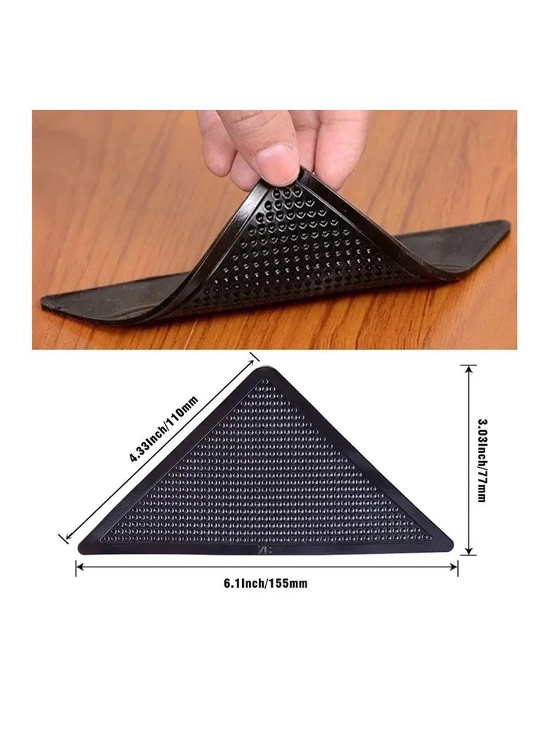 Sujetadores Antideslizantes Alfombra Reutilizables 4pcs-4