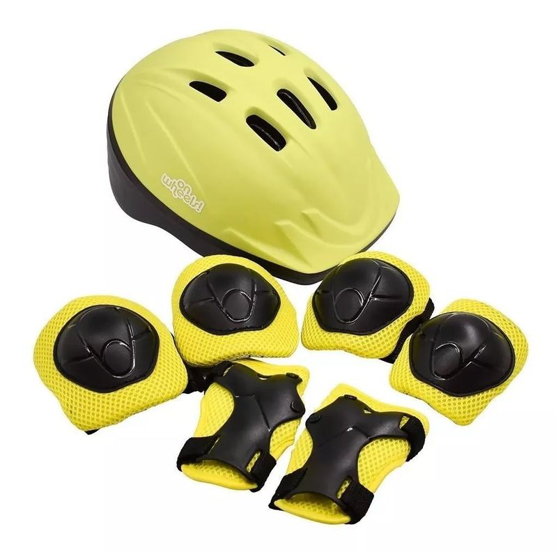 Set Casco Rodillera Codera Muñequera Niños Onwheels-0