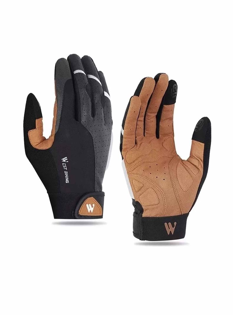 Guantes West Biking Mtb Y Ruta Dedo Largo Bicicleta-0