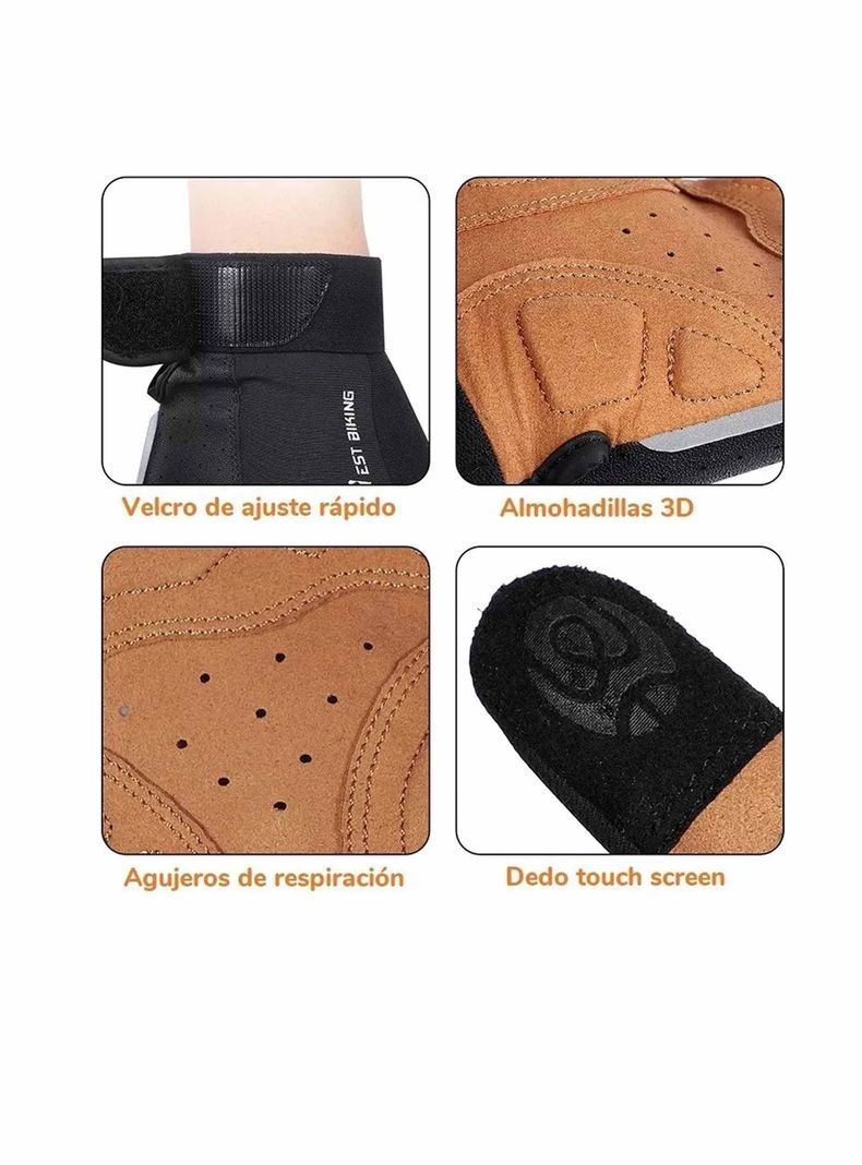 Guantes West Biking Mtb Y Ruta Dedo Largo Bicicleta-4