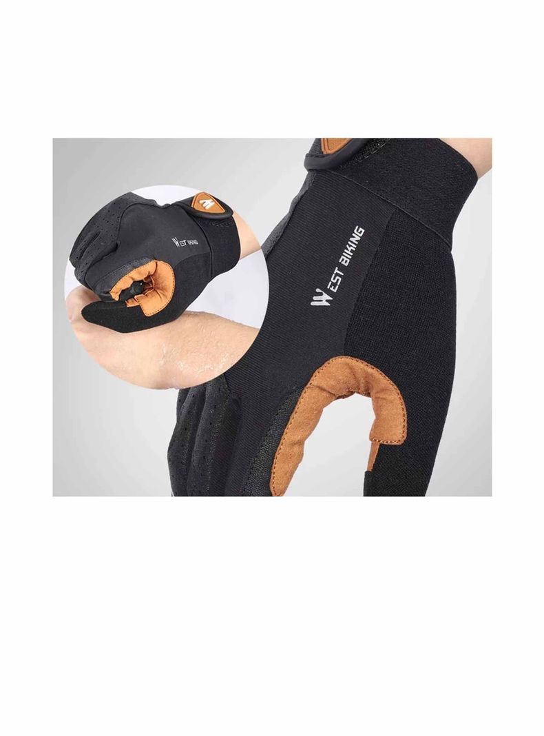 Guantes West Biking Mtb Y Ruta Dedo Largo Bicicleta-6