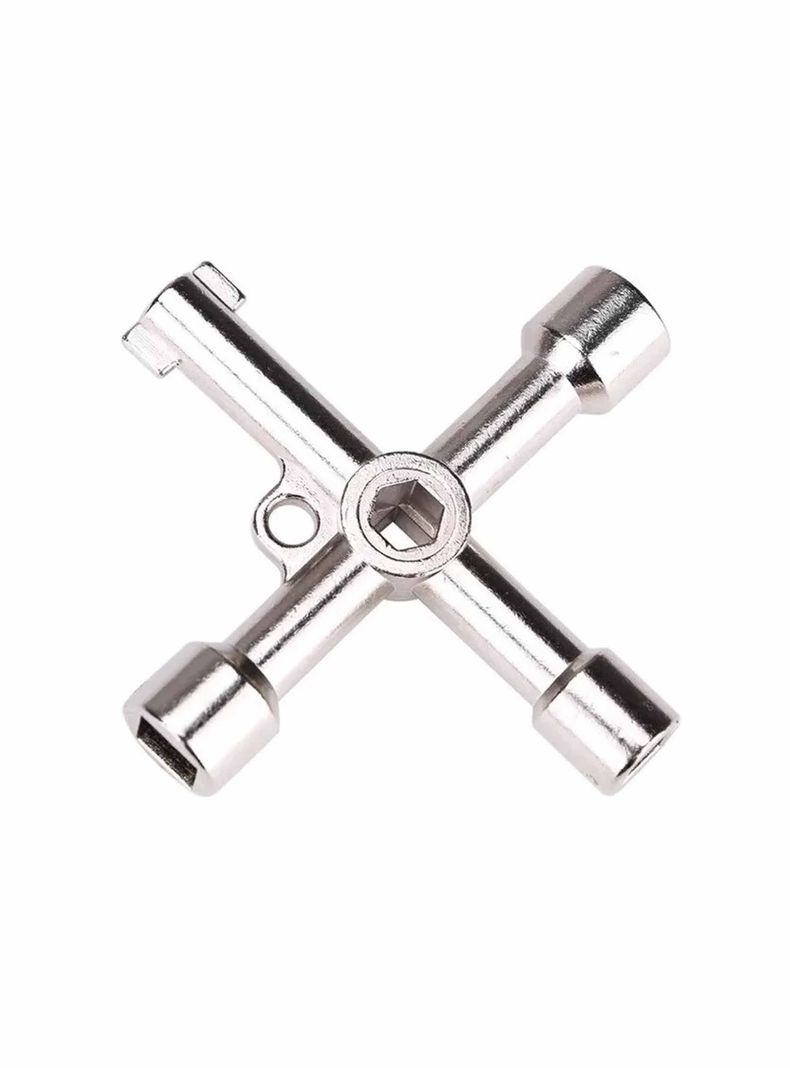Llave 4 Vías / Cabezas Para Gabinetes Eléctricos Ascensores-0